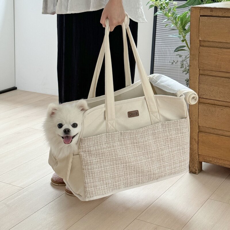 ONH 반려동물 편안한 강아지 이동가방, 1개