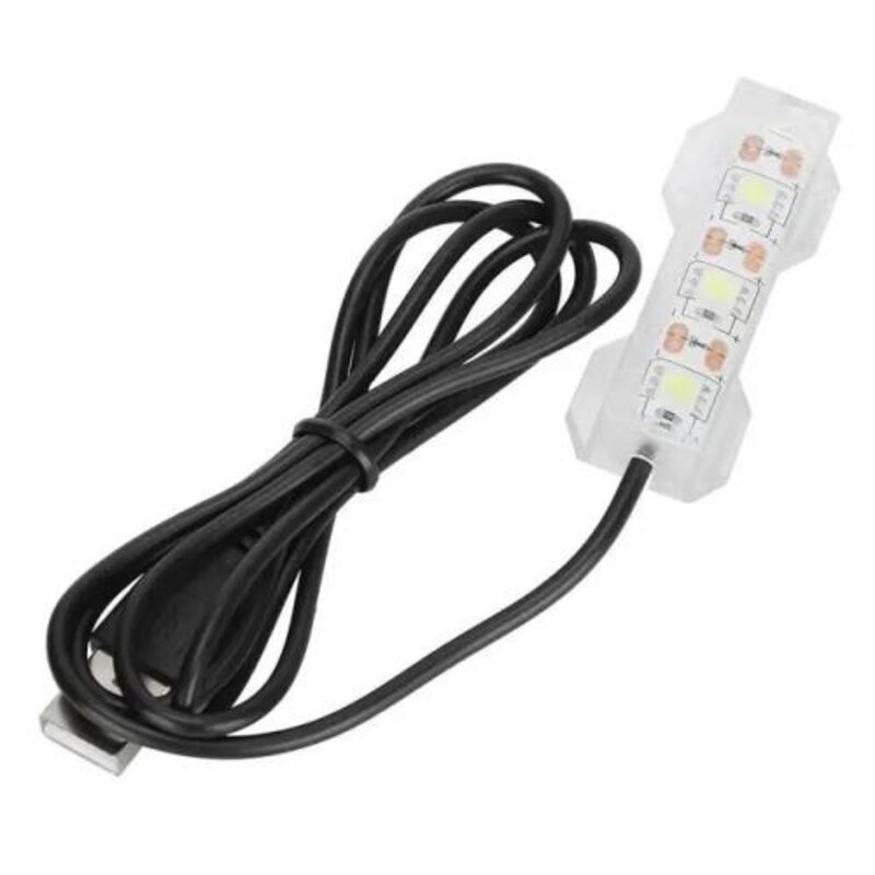 수족관조명 수족관LED 어항조명 소형 수족관 조명 물고기 탱크 수초 미니 LED 데스크탑 액세서리 조경 USB N4J7, 1개