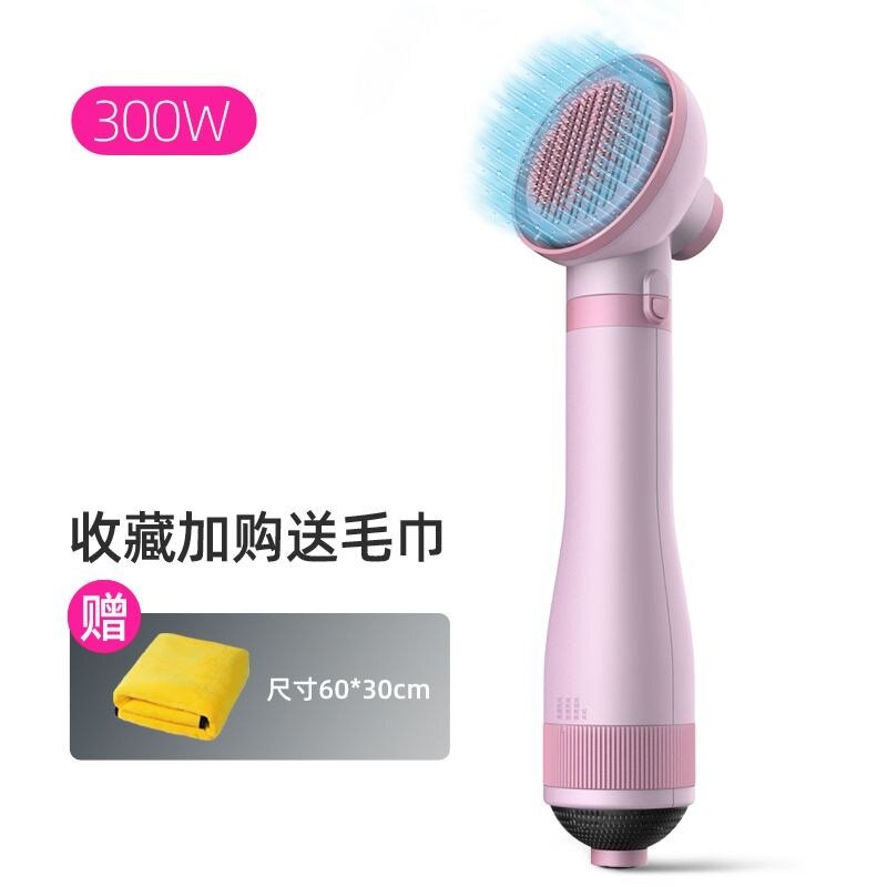 애완동물 헤어 드라이어 목욕 후 말리기 브러싱, 퍼플-파워600W속건성브러싱, 1개
