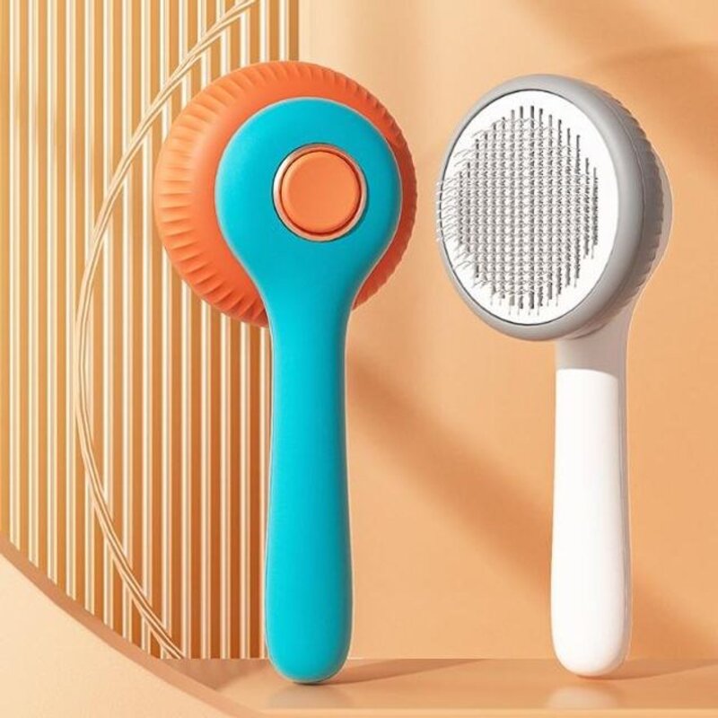 브러쉬 털제거용 반려동물 간편 고양이 강아지 털 제거 빗질 관리 정리 빗 용품 애완동물 미, 상품선택, 화이트, 1개