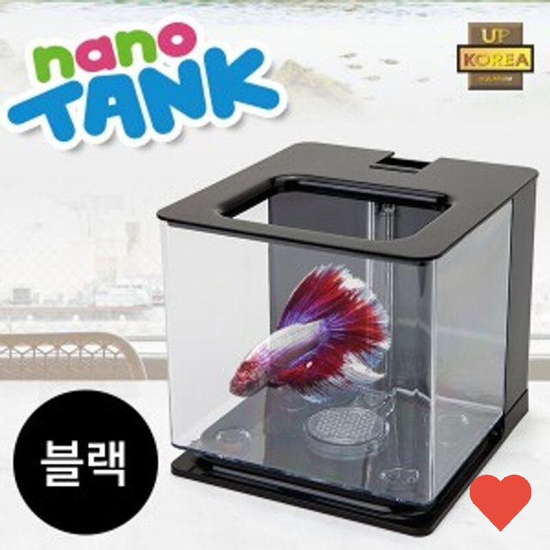 수족관 용품 오토매틱 물갈이 수조 케이스 블랙 어항, 1개