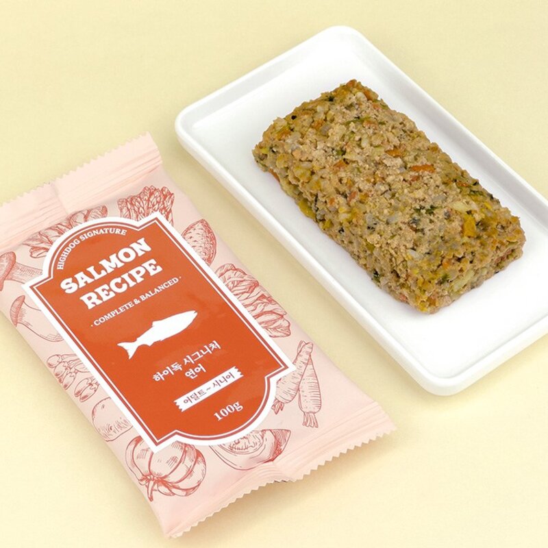 하이독 강아지 시그니처 화식 버라이어티팩 100g x 6종 세트 (냉동), 1세트