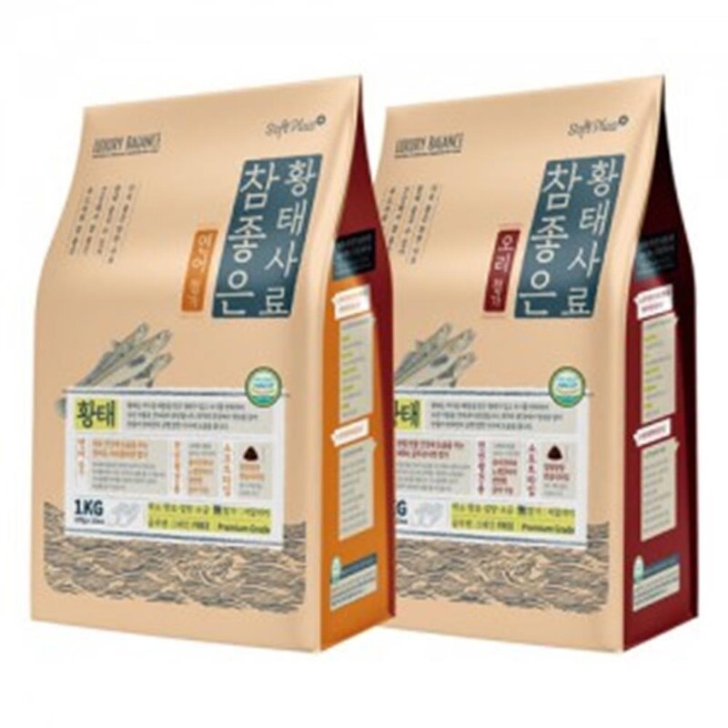 강아지 소프트 황태 사료 연어 1kg 개 댕댕이 애견밥, 1개, 상세페이지참조