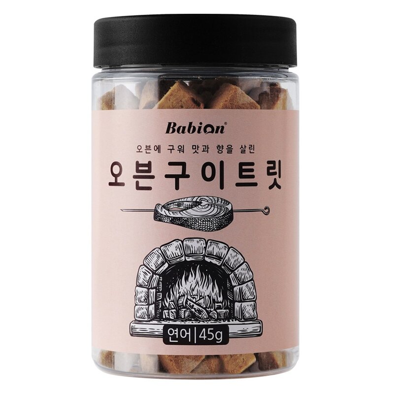 바비온 반려동물 오븐구이 트릿, 북어, 40g, 1개