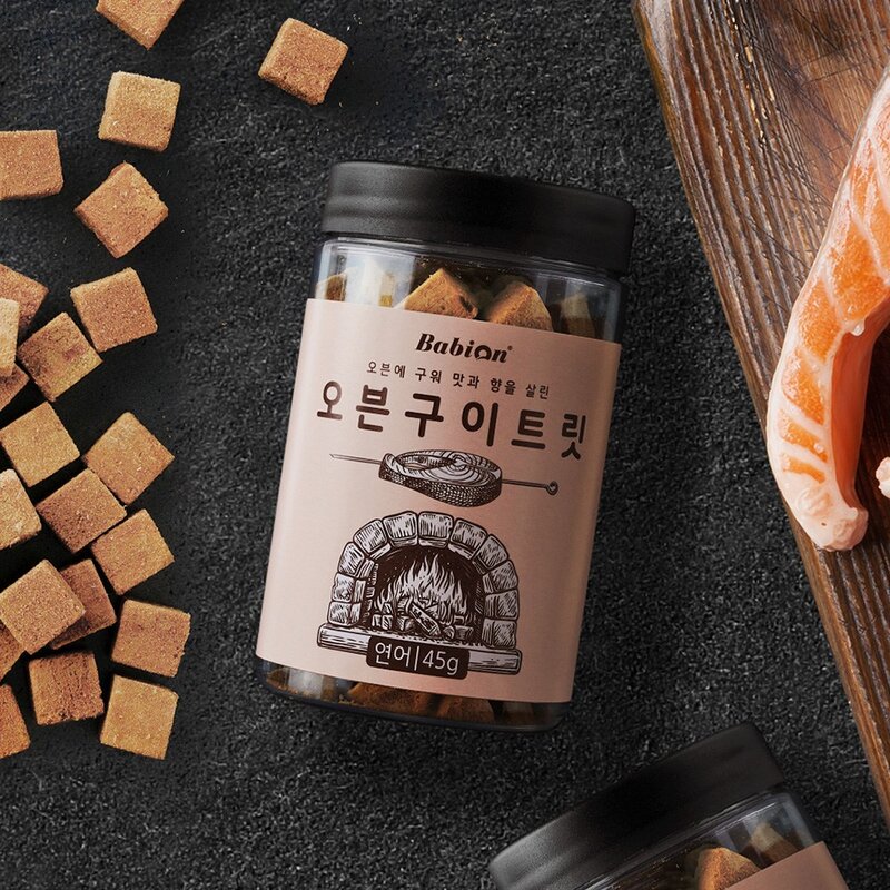 바비온 반려동물 오븐구이 트릿, 북어, 40g, 1개