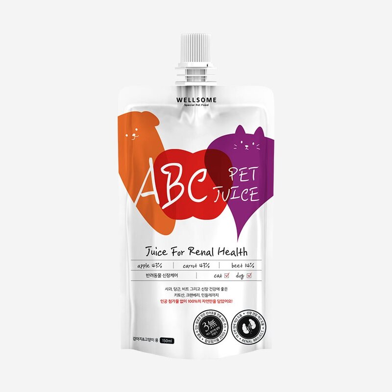 강아지 ABC 주스 강아지 음료 150ml 1개, 단품