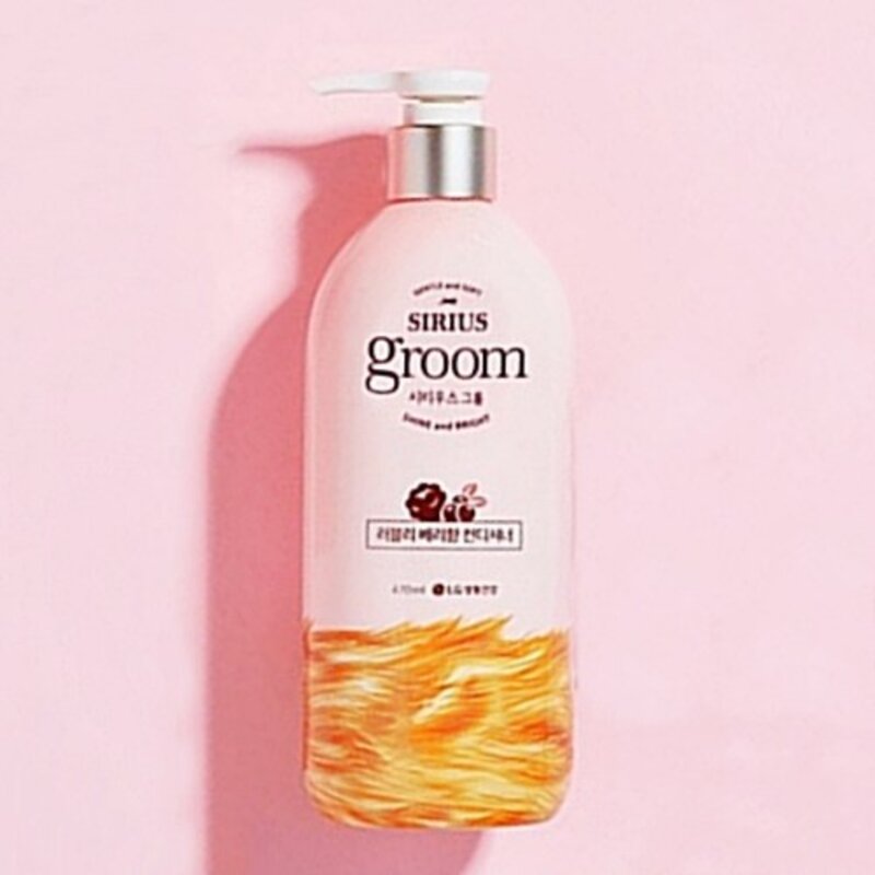 LG생활건강 시리우스 그룸 러블리 베리향 반려견 애견 컨디셔너 모든 반련견용 400ml, 400g, 1개