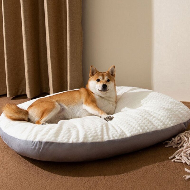 PET 강아지 꿀잠 무중력 방석 고양이 퀄팅 쿠션 커버분리형 2size, 1개