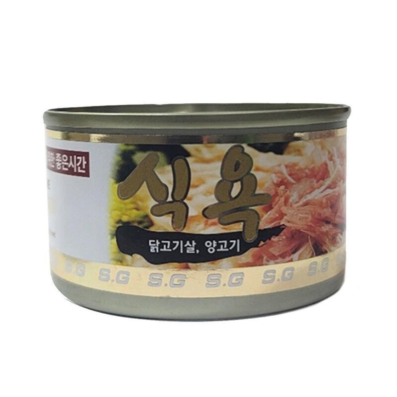강아지간식 닭가슴살사용 영양 통조림 강아지캔사료, 닭고기살+쌀, 1개