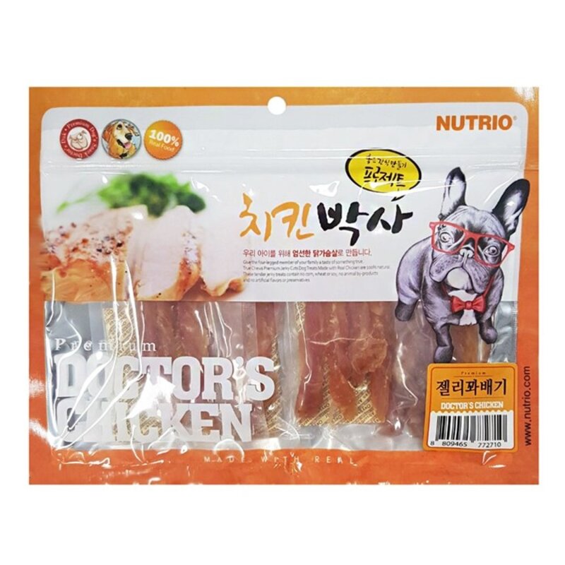 치킨박사 젤리꽈배기(사사미) 300g/강아지간식