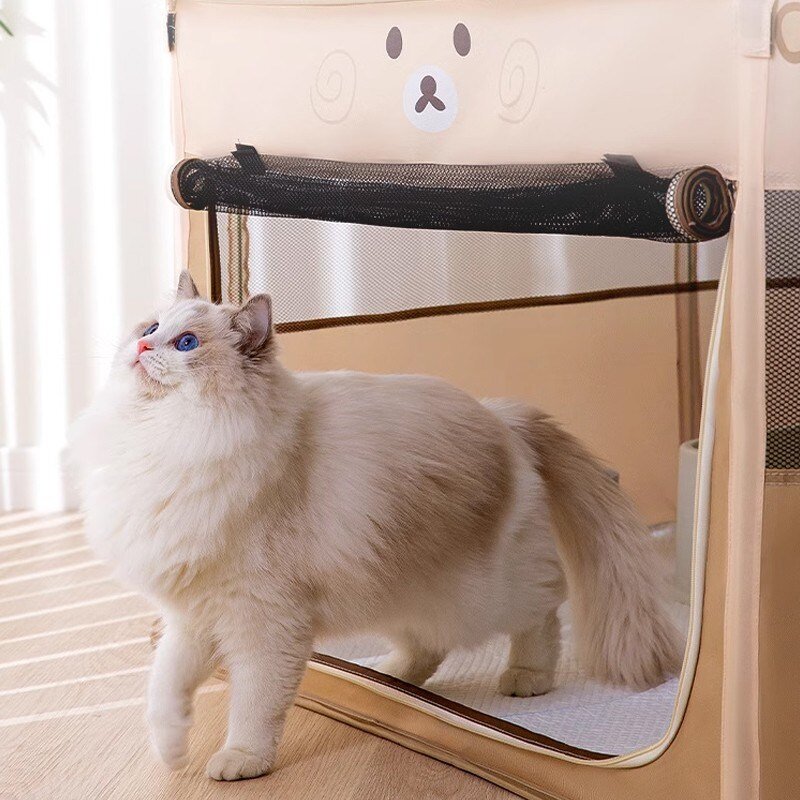 타오진 접이식 반려동물 텐트하우스 강아지 고양이 분만실 격리 반려동물 출산 하우스