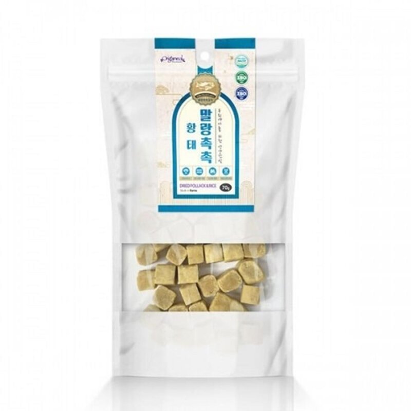 말랑 촉촉 강아지간식 한입사이즈 황태 트릿 칭찬용 보양식 고기 애견