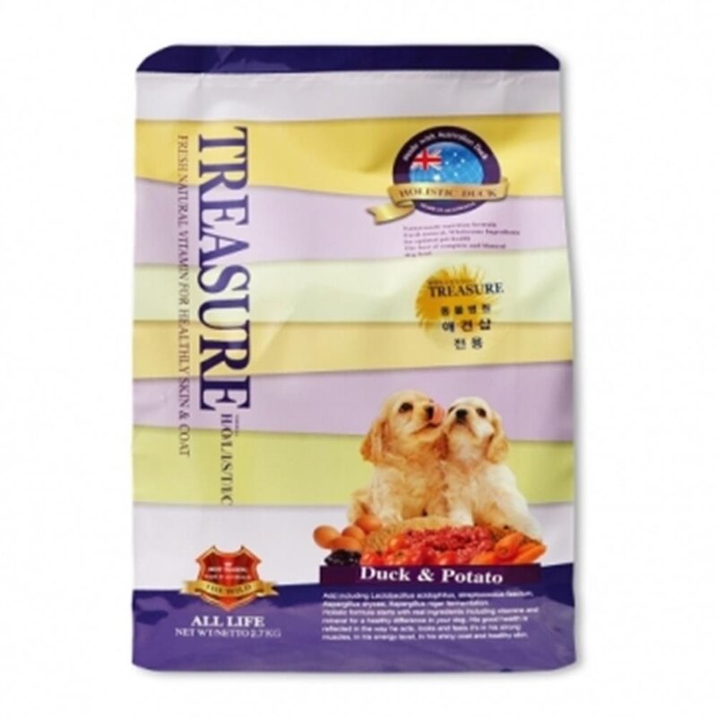 홀리스틱 반려견 사료 오리 감자 1.2kg 밥 영양 애완견사료 간식, 1개, 상세페이지참조