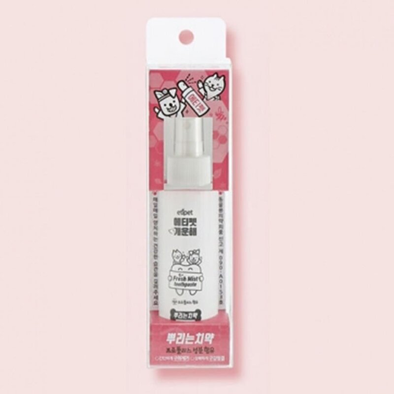 스트레스 없는 양치 뿌리는 치약 100ml 애완견구강관리 애완견잇몸 말티즈, 1개