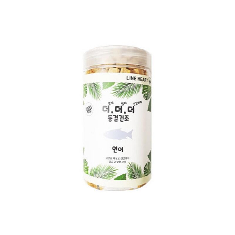 애견 건강 큐브형 간식 연어 트릿 100g 말티즈간식 동결건조 치와와간식