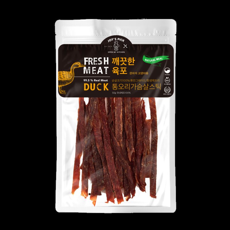 조이스픽 강아지수제간식 황태 육포 돼지귀 돼지고기 닭가슴살 오리가슴살 돼지껍질, 3.돼지귀 슬라이스 70g