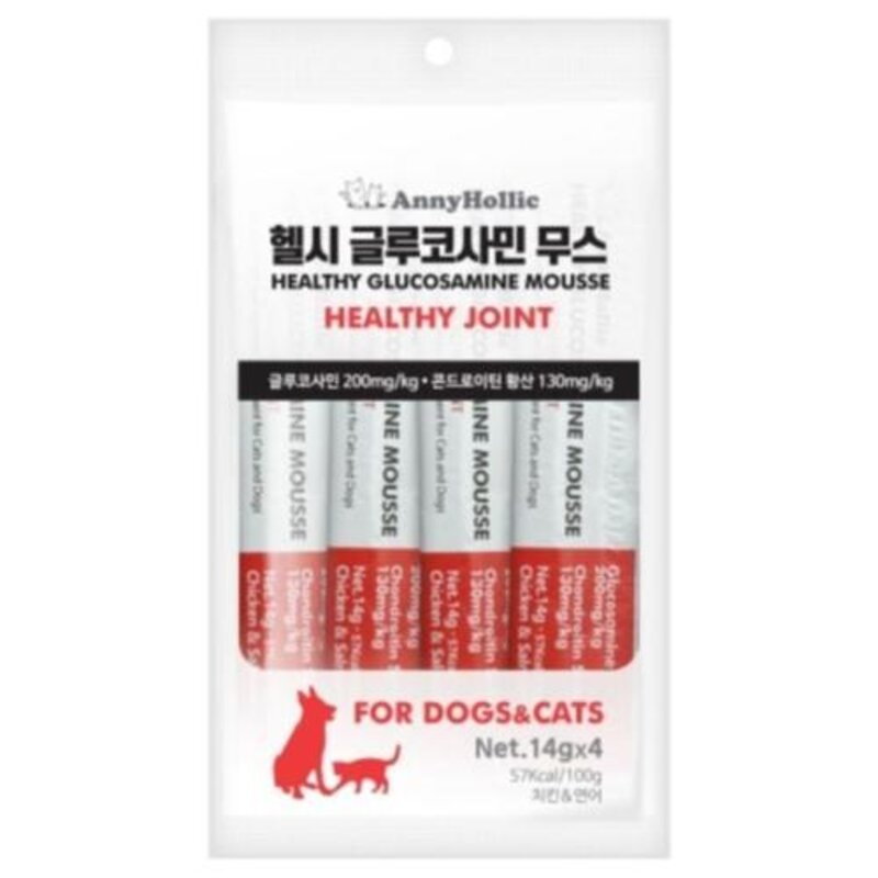 헬시 글루코사민 건강보조제(치킨+연어 14gx4p)
