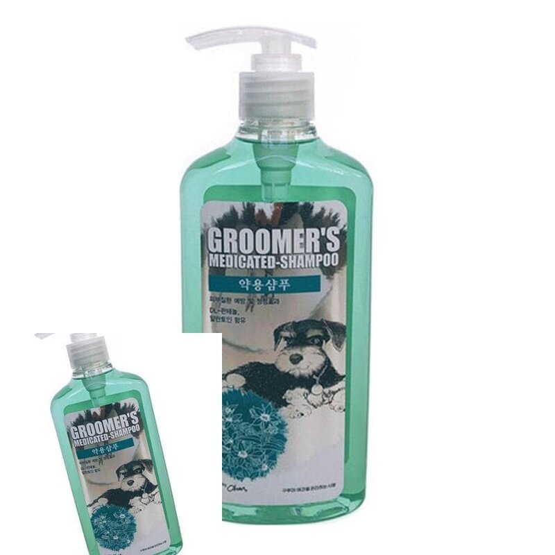 MF04 케미텍 약용샴푸400ML 반려동물샴푸 펫샴푸 강아지진드기샴푸