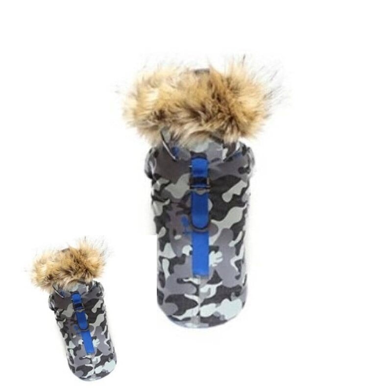 MF04 ARMY BARMY PARKA 801 그레이 애견겨울옷 강아지겨울옷 강아지방한복, ML