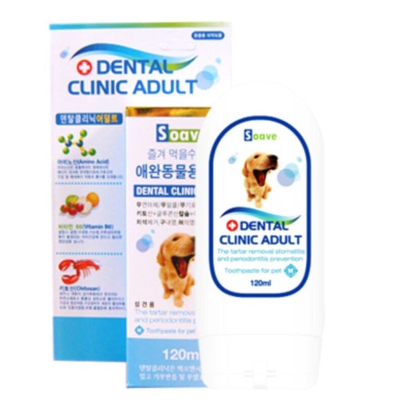 쏘아베 덴탈 클리닉 어덜트 짜먹는 치약120ML, 1