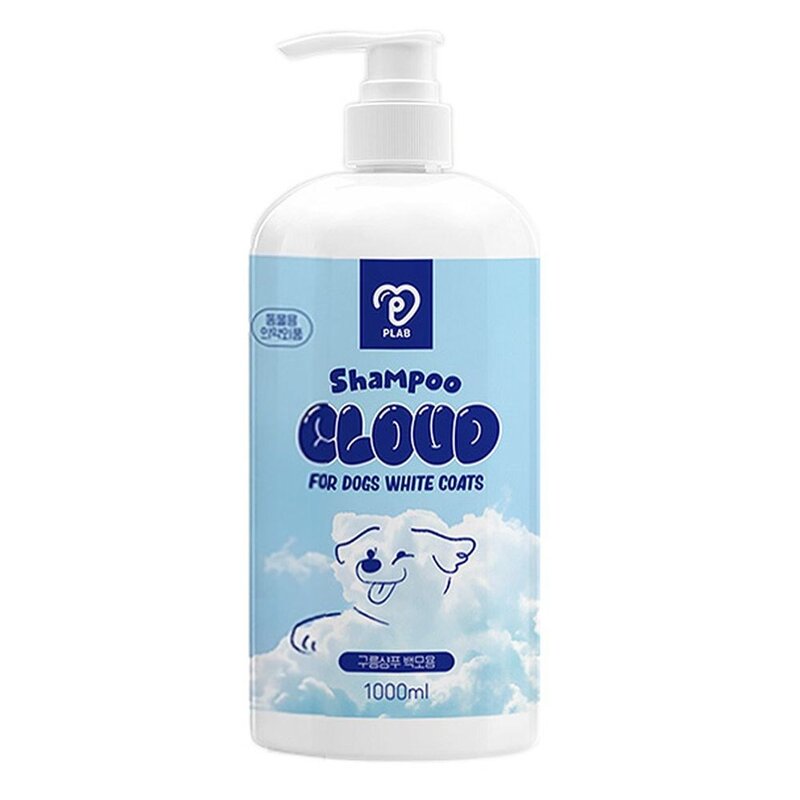 생활용품 애견샴푸 구름샴푸 백모용 1000ml 샴푸(9248EA), 1, 본상품선택