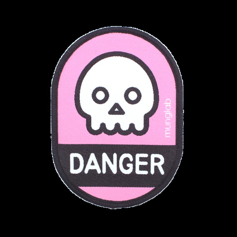 멍랩 와펜 강아지 산책용 인식표 펫티켓 모음, DANGER(다가오지마세요), 1개