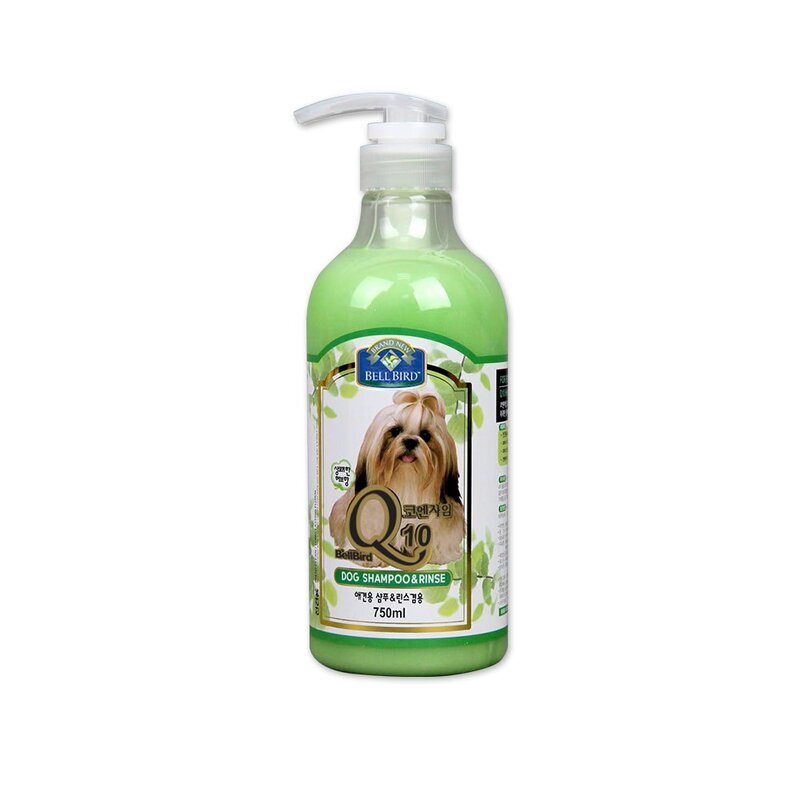 벨버드 큐엔자임 Q10 컨디셔닝 샴푸 & 린스 겸용, 1개, 750ml