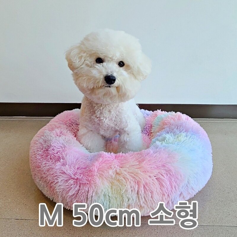 리빙러브 펫 쿠션 마약방석, 밝은회색, 1개