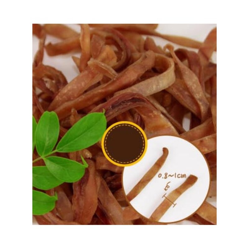 웁스 애견용 돼지귀 간식 육포, 500g, 1개