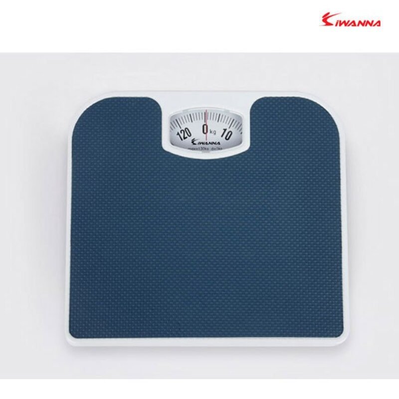 아이 체중계 기계식 아날로그갬성 130kg 볼록렌즈창, 그레이, 그레이, 1개