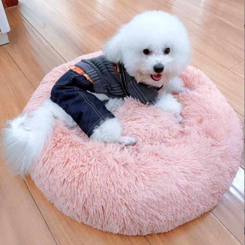 에코벨 강아지 도넛방석 60cm/애견방석 마약 쿠션 침대 고양이, 단품, 1개