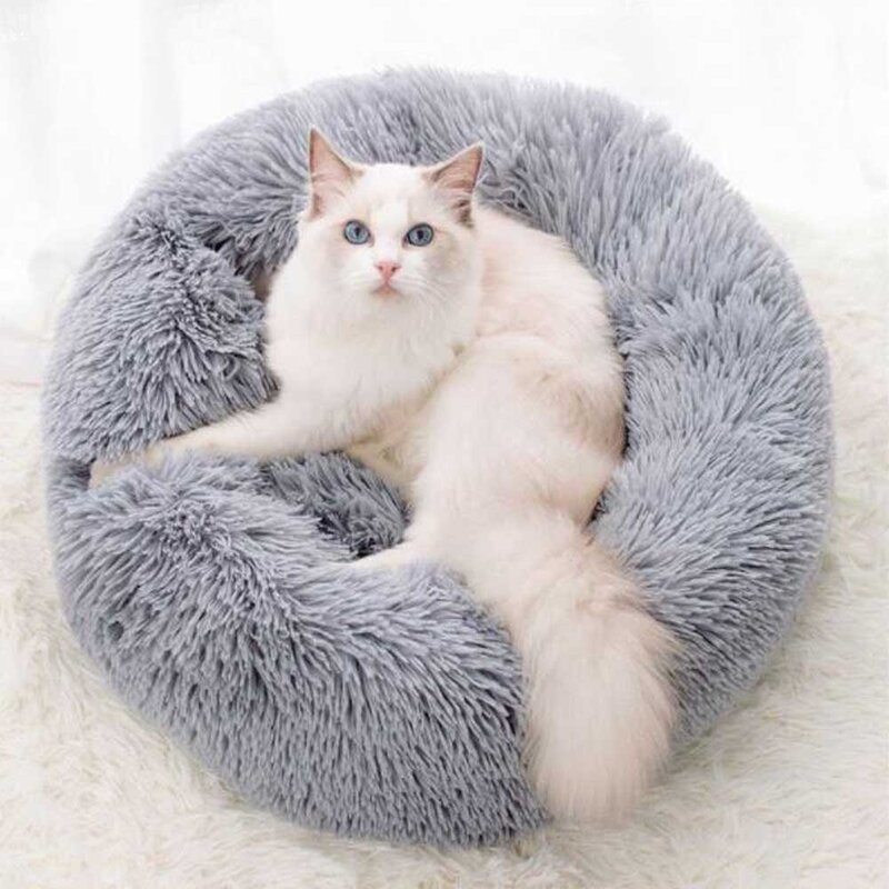 에코벨 강아지 도넛방석 60cm/애견방석 마약 쿠션 침대 고양이, 단품, 1개