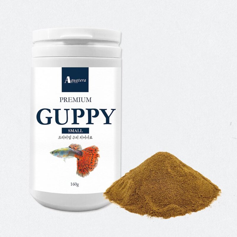 아쿠아테라 프리미엄 고단백 구피 사료, 50g, 1개