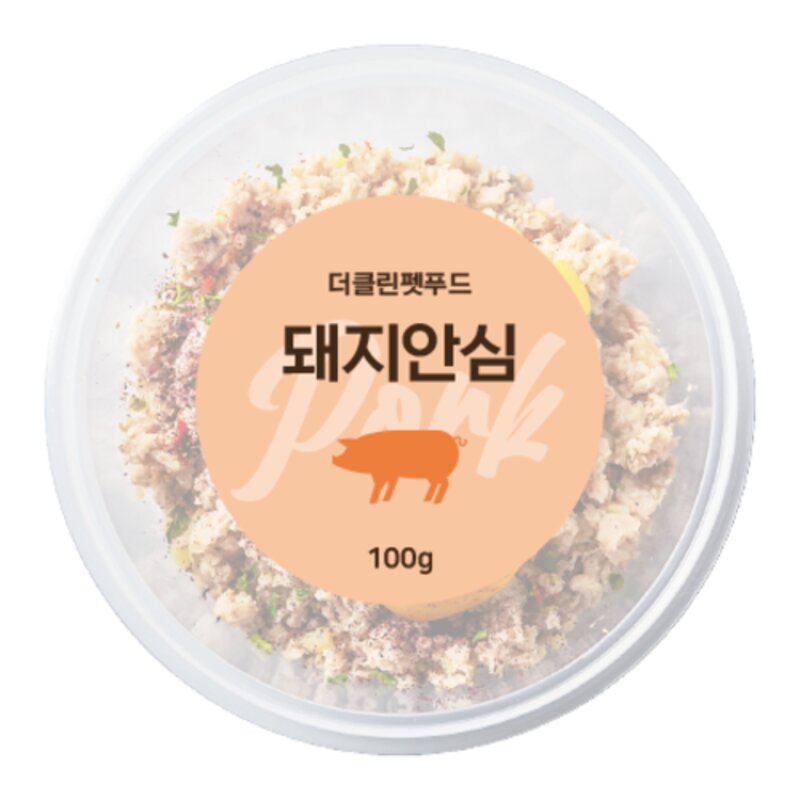 더클린 펫푸드 강아지 자연식 8종 100g 대용량 수비드 화식 영양식 수제 습식사료, 기타육류