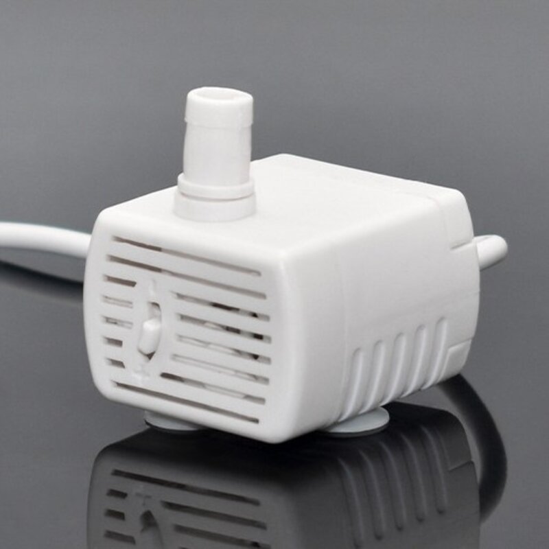 고양이정수기 워터펌프 리필 USB 수중모터 저소음 저전력 정수기모터, 화이트, 1개