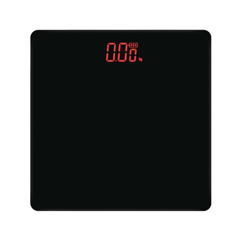 LED 전자 디지털 스마트 몸무게 체중계, 블랙