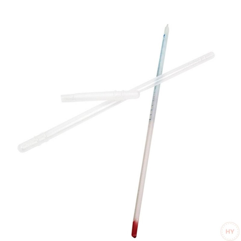 어항 유리 막대온도계 수조 부착식 수족관용 물고기, 유리온도계 BT-02, 1개