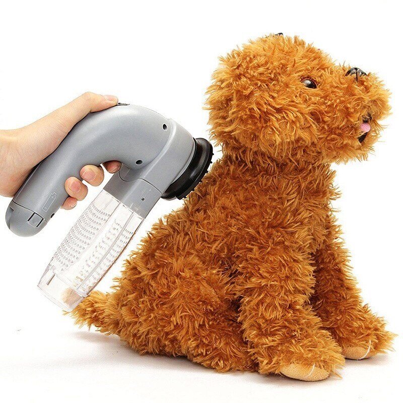 고양이 털 청소기 애견 흡입기 진공 강아지 애완 동물 개 전기 제거 흡입 그루밍 브러시 트리머 미용 도구, 1.1 Pc, 1개