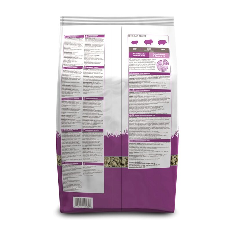 제이펫 슈프림펫 사이언스 셀렉티브 기니피그사료 2kg, 1개