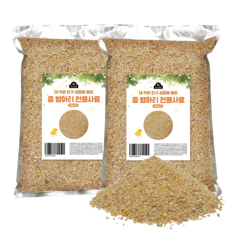 구딘 어린 병아리 사료 10주령 이하 STEP 2, 1.5kg, 1개