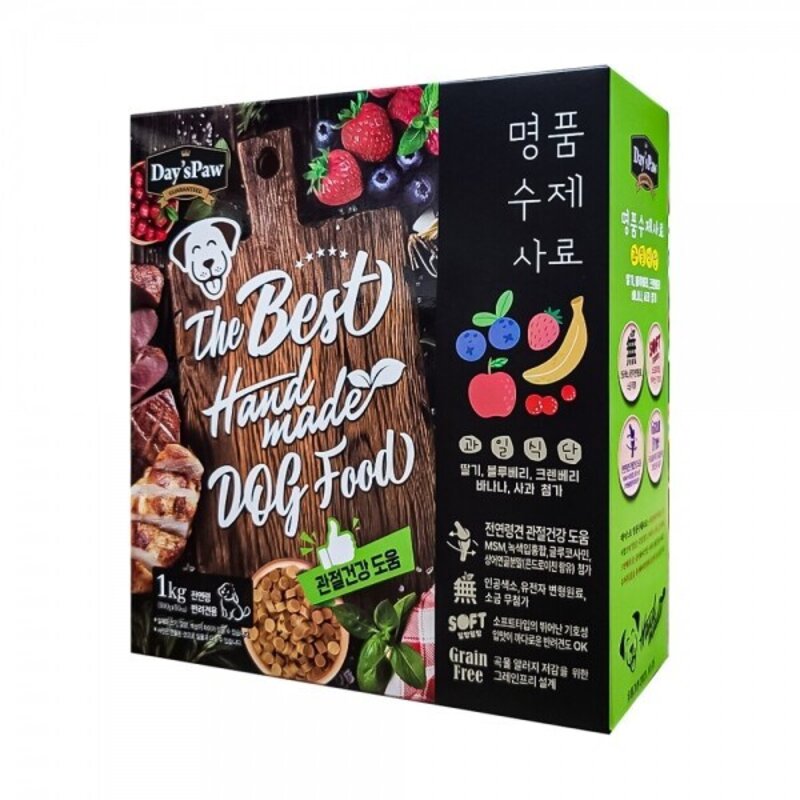 데이스포 명품 수제사료 과일식단 1kg, 1개