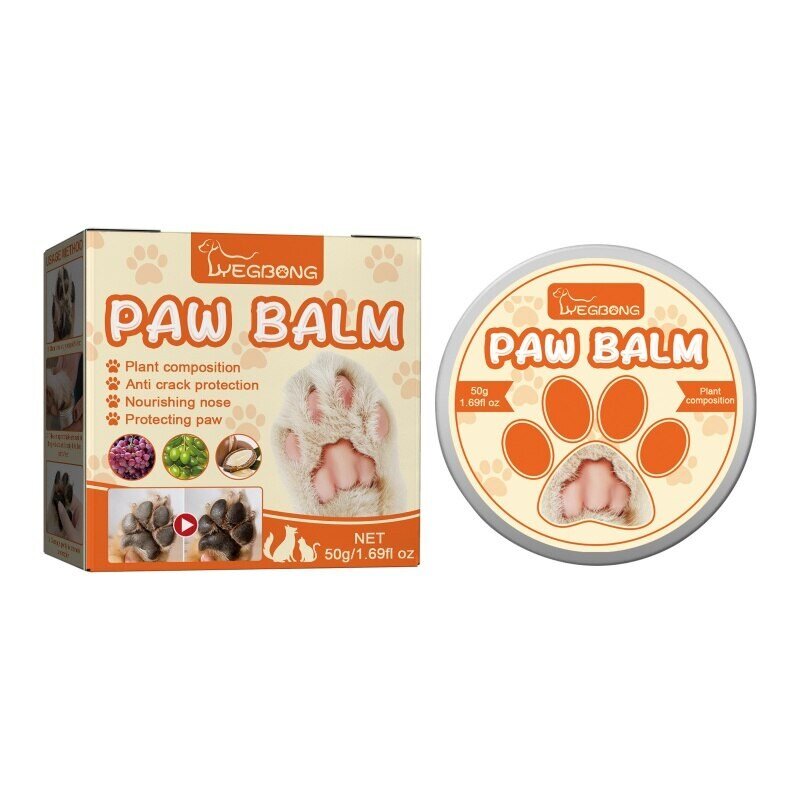반려동물 발바닥 보습제 발 코 케어 크림 드라이 크랙 케어 크림, 50g x 1개, 50g x 1개, 1개