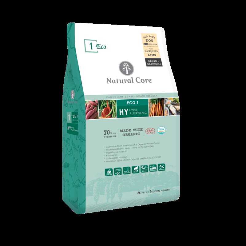 네츄럴코어 전연령 ECO1 하이포알러지 강아지 건식사료, 1kg, 1개