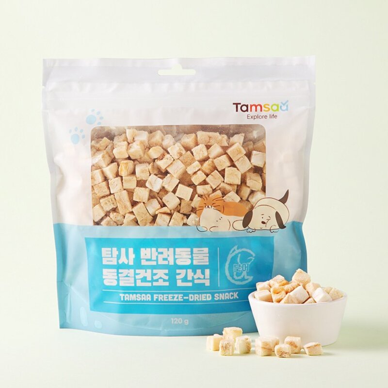 탐사 반려동물 동결건조 간식, 북어, 120g, 1개