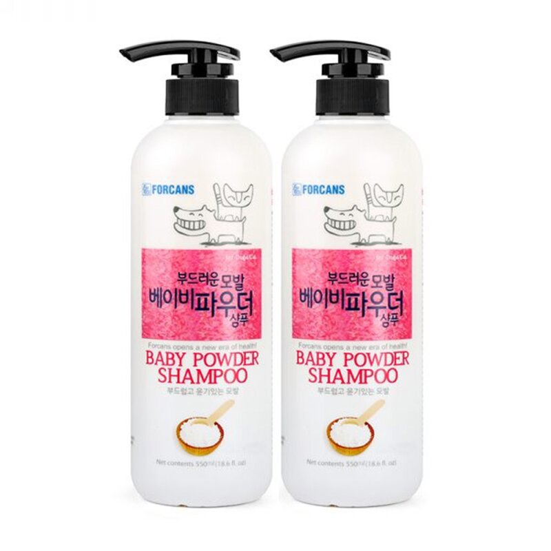 포비스 베이비파우더 애견 샴푸, 1개, 550ml