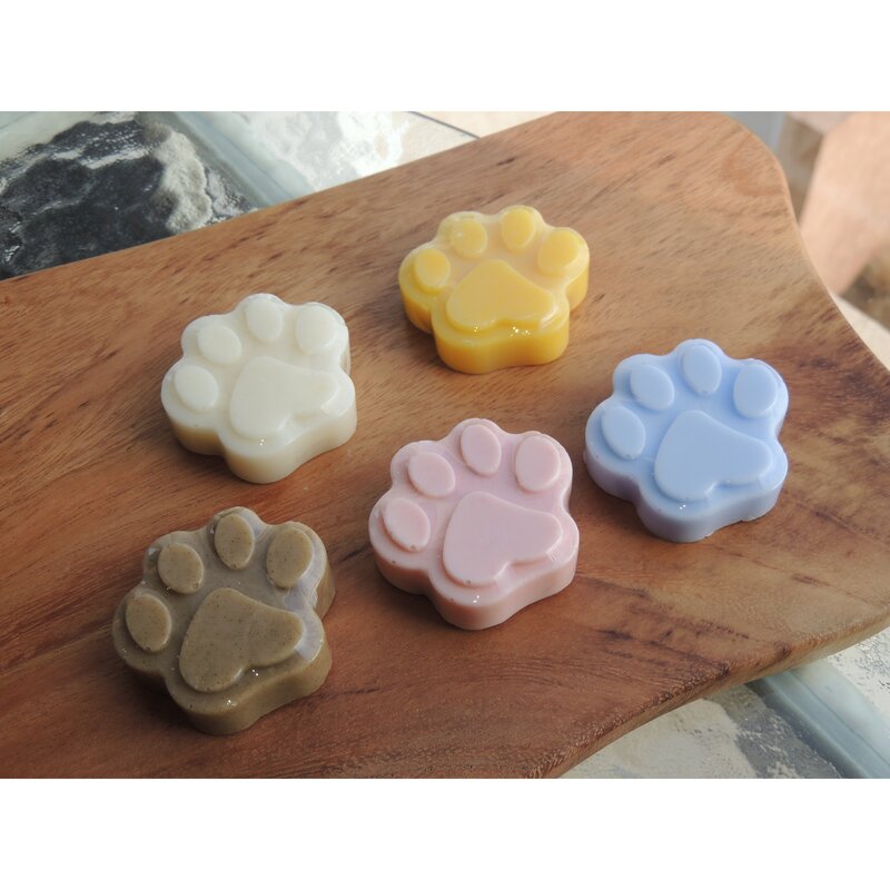 힘을내요 집사 강아지 비누 천연샴푸 발비누 자체제작 반려견 샴푸바 100g, 발비누 5종 SET (습진 보습), 1개