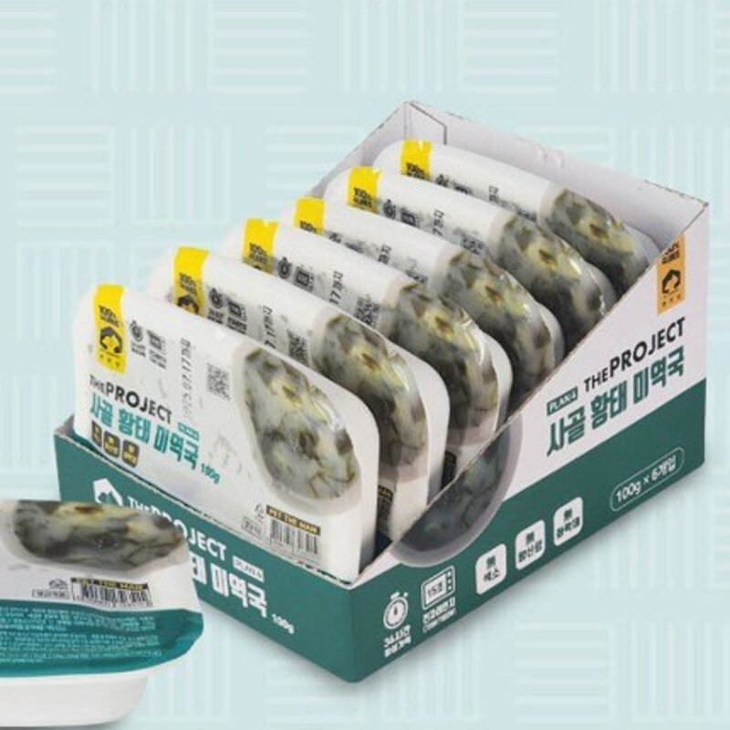 펫러닝 강아지 더프로젝트 PLAN4 사골 도가니탕, 소고기, 100g, 2개