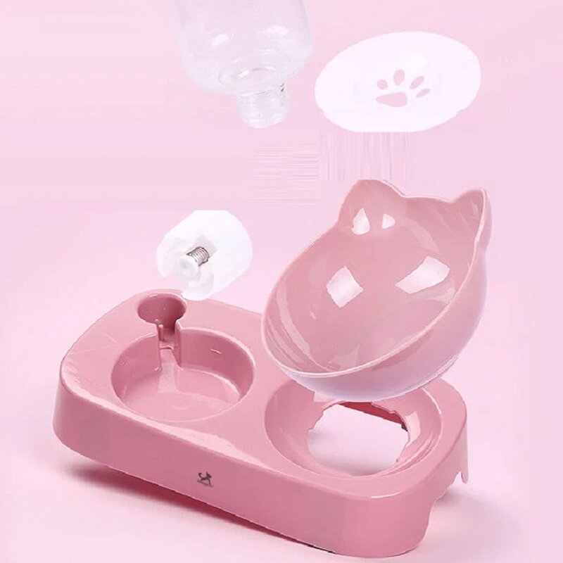딩동펫 루나 2in1 반려동물 반자동 급수식기, 네이비, 1개