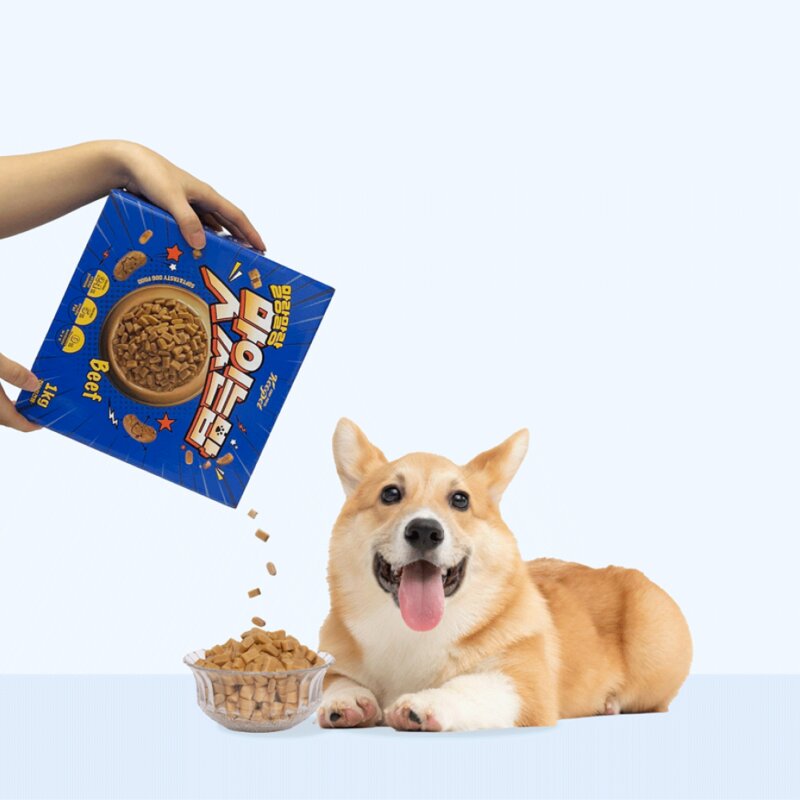 킵펫 말랑말랑 맛있는 밥 소고기 강아지 사료, 1개, 1kg