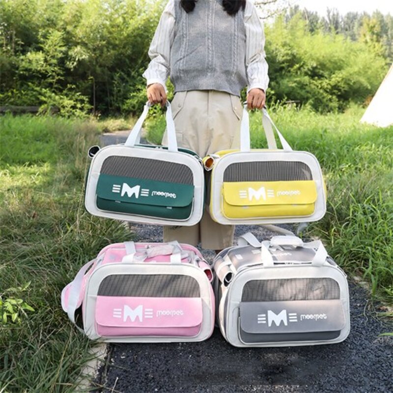 개웃기냥 휴대용 애완 이동장 이동가방 5097, A 그레이, 1개, A 그레이